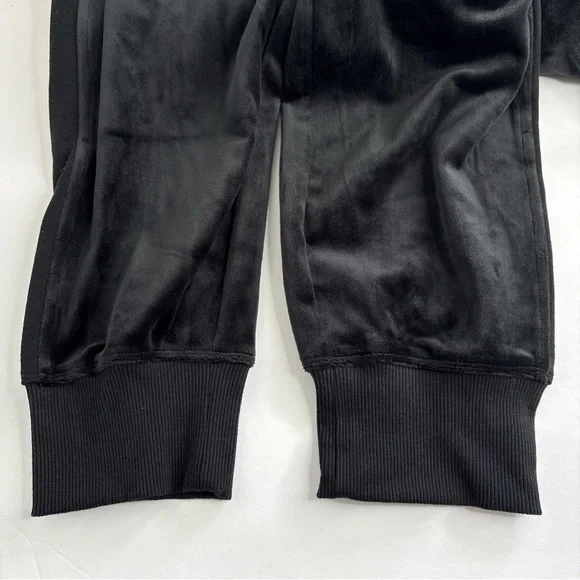 Champion Black Velour Women’s Jogger Sweatpants Large NWT Logo Athleisure - Picture 3 of 8